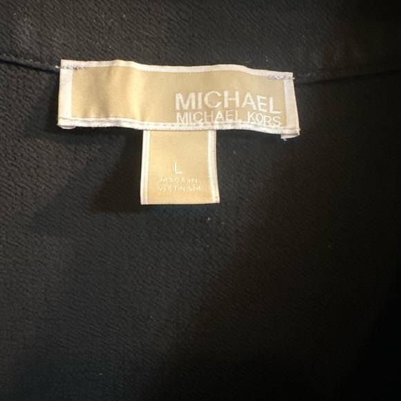 Michael Kors Black Bell Sleeve Blouse - Picture 4 of 5